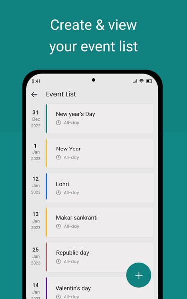 Calendar Planner: Schedule App - عکس برنامه موبایلی اندروید