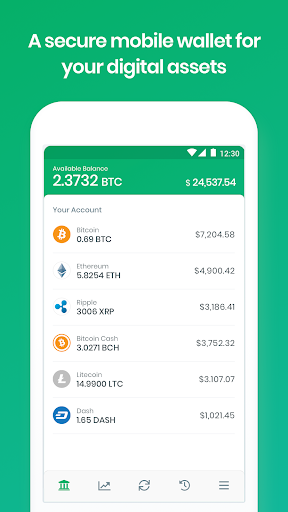 Evercoin: Bitcoin, Ripple, ETH - Image screenshot of android app