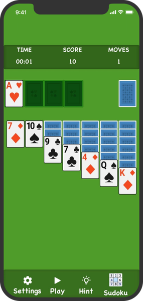 Solitaire - عکس بازی موبایلی اندروید