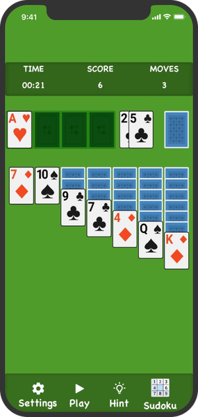 Solitaire - عکس بازی موبایلی اندروید