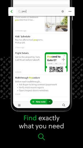 Evernote - Image screenshot of android app