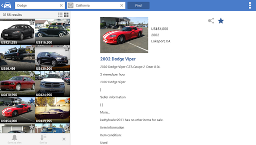 Search for used cars to buy - عکس برنامه موبایلی اندروید