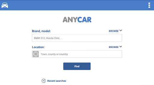 Search for used cars to buy - عکس برنامه موبایلی اندروید