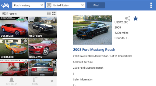 Search for used cars to buy - عکس برنامه موبایلی اندروید