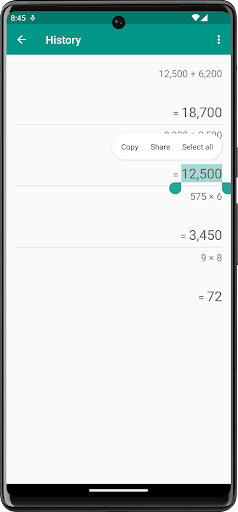 Calculator: SimpleCalc - Image screenshot of android app
