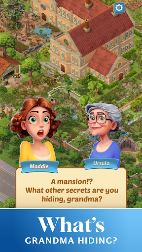 Merge Mansion - پازل عمارت مرموز - Gameplay image of android game