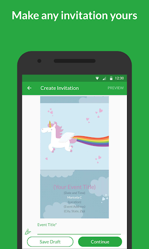 Evite: Email & SMS Invitations - عکس برنامه موبایلی اندروید