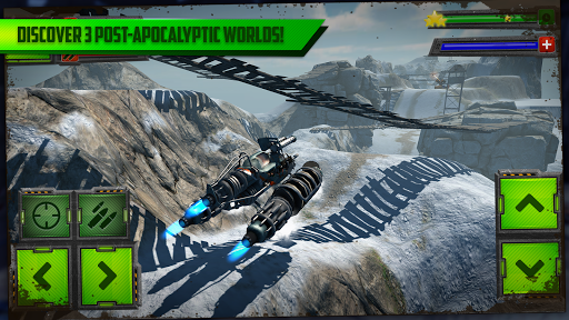 Gun Rider - Racing Shooter - Gameplay image of android game