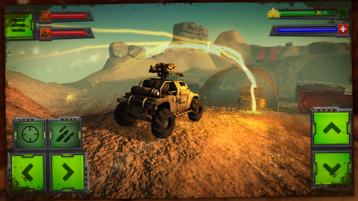 Gun Rider - Racing Shooter - Gameplay image of android game