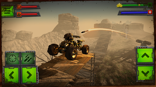 Gun Rider - Racing Shooter - Gameplay image of android game