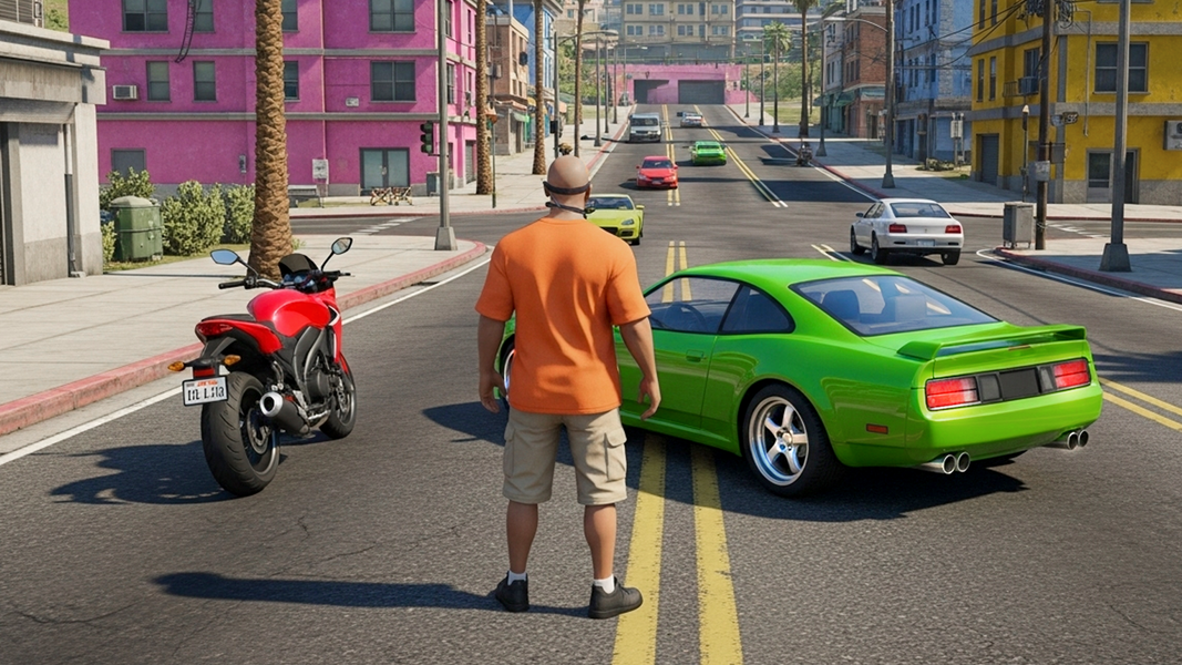 Open World Gangster Crime ۳d - عکس بازی موبایلی اندروید