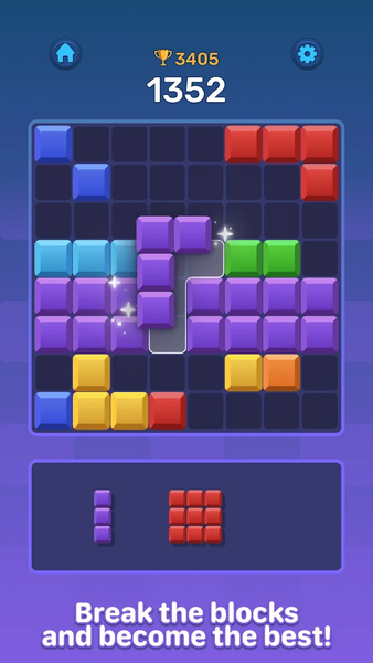 Boom Blocks: Classic Puzzle - Gameplay image of android game