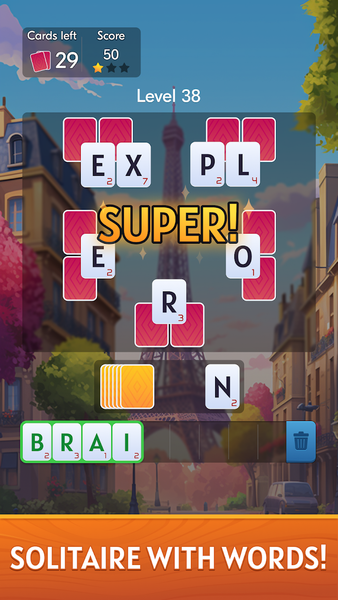 Word Solitaire Journey - Gameplay image of android game
