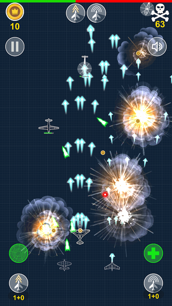 Aircraft Warriors - Gameplay image of android game