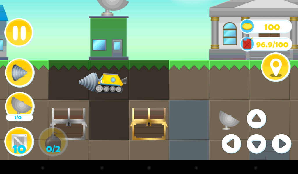 Roby The Mining Robot - Gameplay image of android game