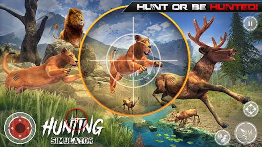 Dinosaur Hunting Gun Games - Gameplay image of android game