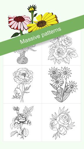 Flowers Coloring Books - Image screenshot of android app