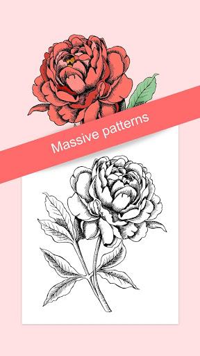 Flowers Coloring Books - Image screenshot of android app