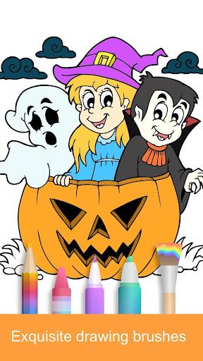 ۲۰۲۳ Halloween Coloring Books - عکس بازی موبایلی اندروید