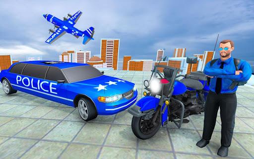US Police ATV Quad Bike Plane Car Transport Games - عکس بازی موبایلی اندروید