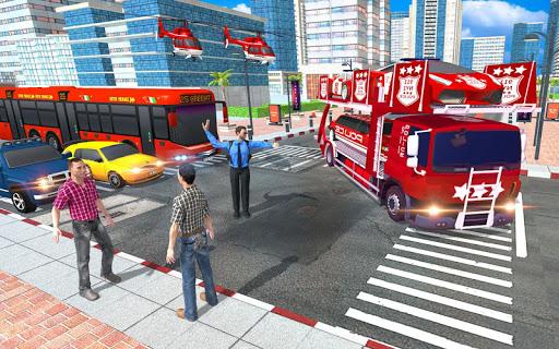 US Police ATV Quad Bike Plane Car Transport Games - Gameplay image of android game