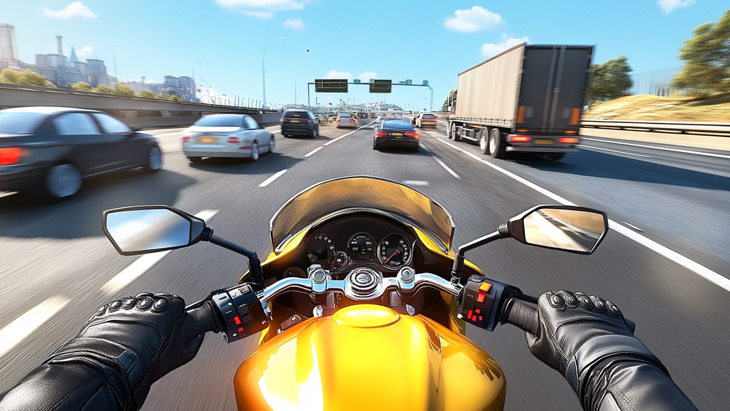 Real Motorcycle Challenge - Gameplay image of android game