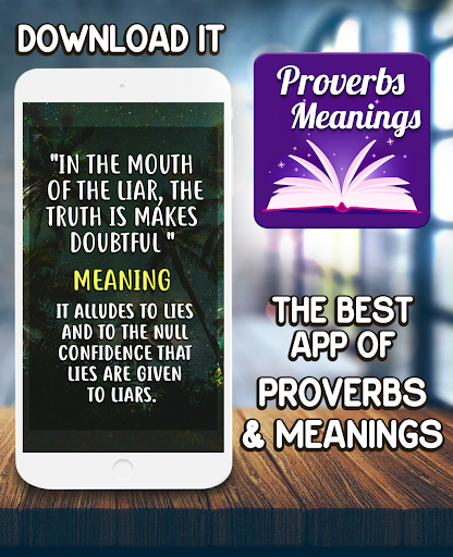 Proverbs with Meanings - Proverbs Free - Image screenshot of android app