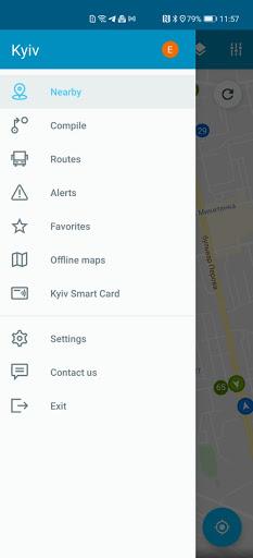 EasyWay public transport - Image screenshot of android app
