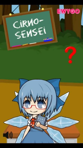 Cirno-sensei - Gameplay image of android game