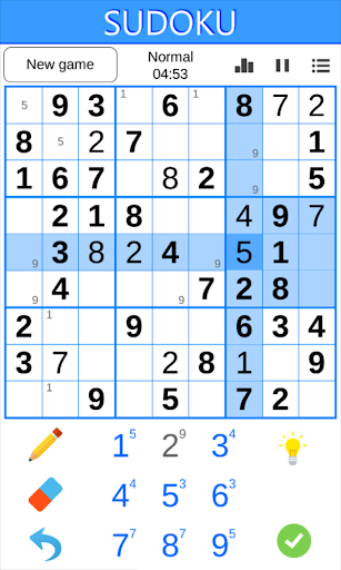 Sudoku - Gameplay image of android game