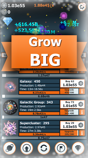 Idle Universe - Gameplay image of android game