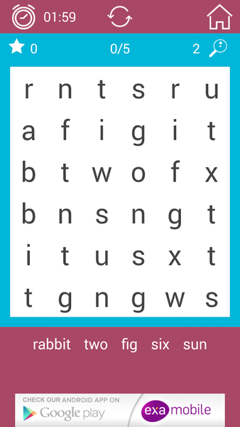 Word Search Monster - عکس بازی موبایلی اندروید