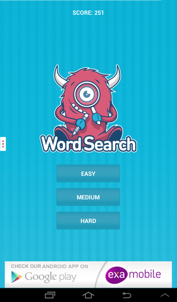 Word Search Monster - عکس بازی موبایلی اندروید