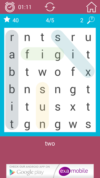 Word Search Monster - عکس بازی موبایلی اندروید
