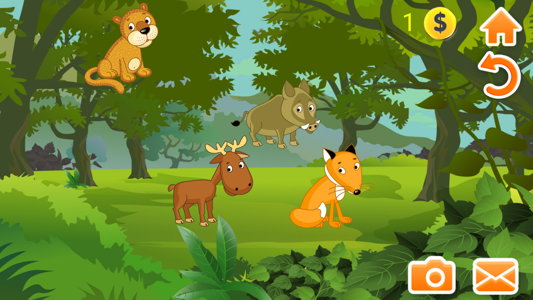 Kids Puzzle Games Animals - عکس بازی موبایلی اندروید