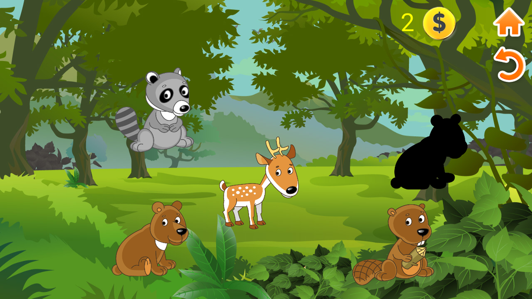 Kids Puzzle Games Animals - عکس بازی موبایلی اندروید
