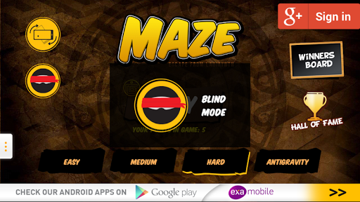 Maze - Gameplay image of android game
