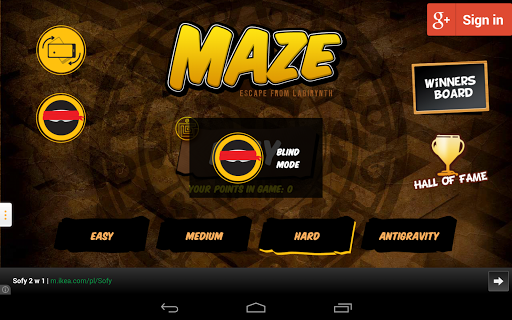 Maze - Gameplay image of android game