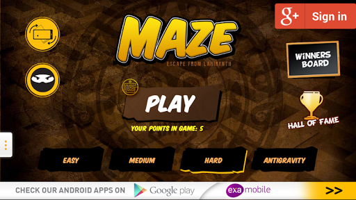 Maze - Gameplay image of android game