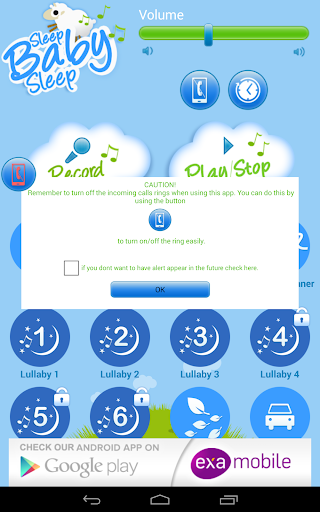 Sleep Cute Baby Lullaby - Image screenshot of android app