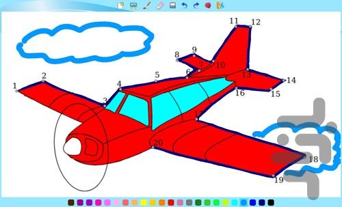 نقاشی مداد آبی - عکس بازی موبایلی اندروید