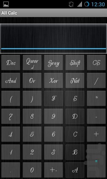 All Calc - Image screenshot of android app