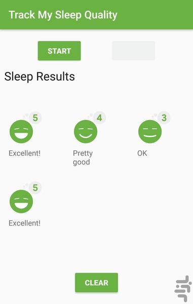 نظارت کیفیت خواب - Image screenshot of android app