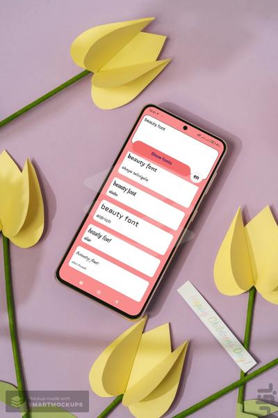 Beauty Font | Instagram Story - Image screenshot of android app