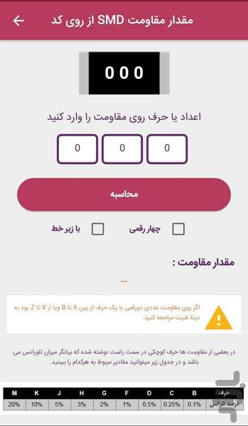collection of electronic tools - Image screenshot of android app