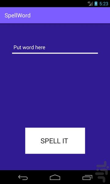 SpellWord - عکس برنامه موبایلی اندروید