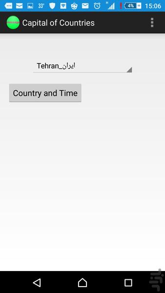 Time of countries - عکس برنامه موبایلی اندروید