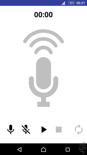 ضبط صدا - عکس برنامه موبایلی اندروید