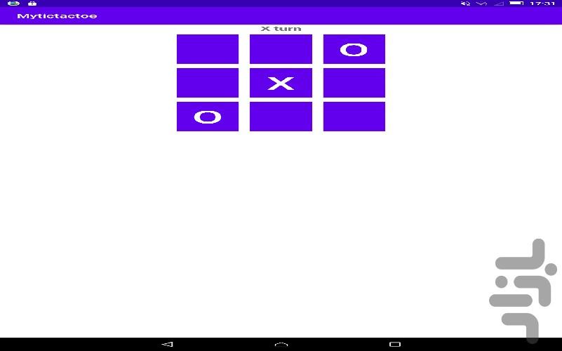 بازی تیک تاک توی - Gameplay image of android game