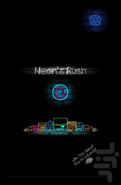 Neon's Rush - عکس بازی موبایلی اندروید